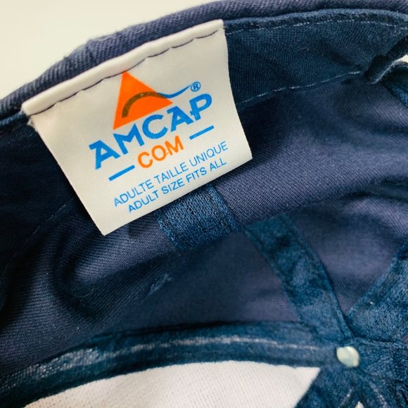 VTG AMCAP Mens D Day Flags of Allies Baseball Cap Hat  WW2 Black Vet Embroidered - Picture 11 of 11